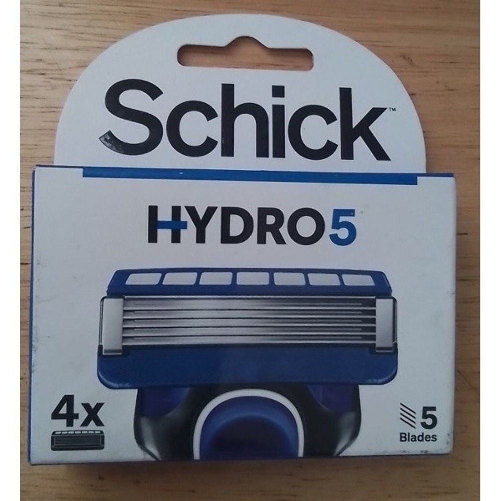 Schick Hydro 5 Premium Razor Blades-4 Refill Cartridges 5 Blades NIB Sealed